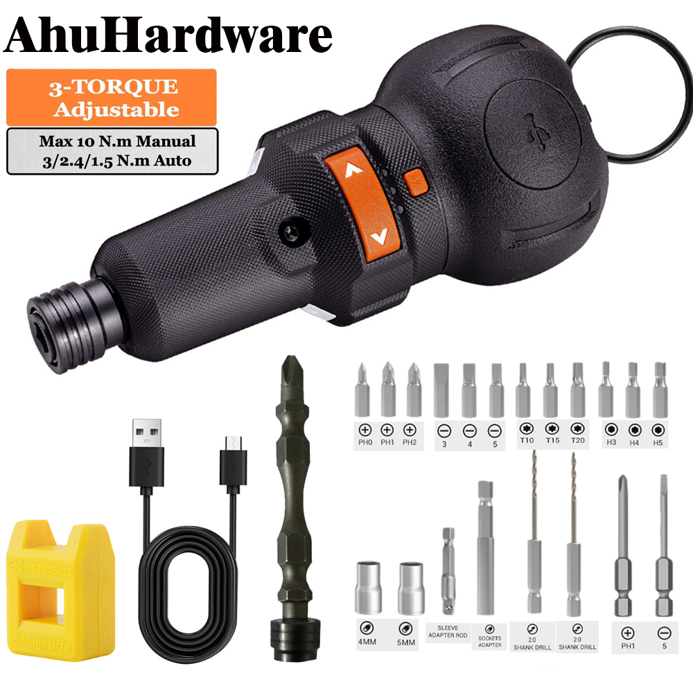 Electric Screwdriver Rechargeable Usb - Беспроводная электрическая отвертка, перезаряжаемая литиевая батарея