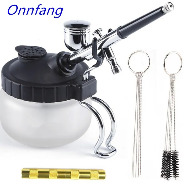 Airbrush Kit With Mini Compressor - Стабилизатор для чистки кастрюли с аэрографом,