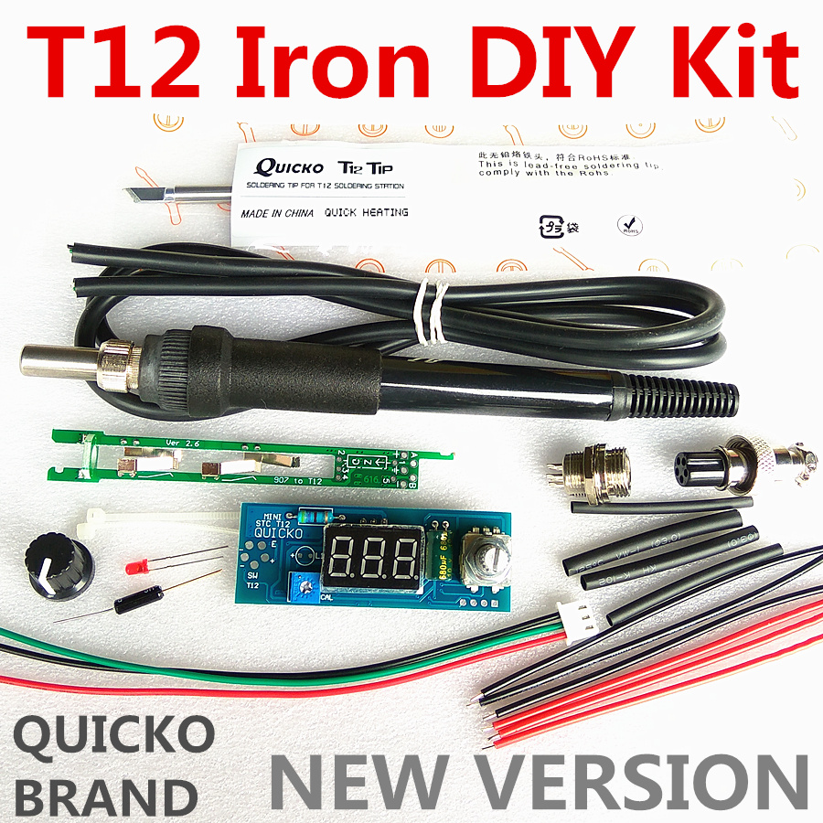 STC-T12 паяльник DIY наборы/ед – обзор и цена Digital Soldering Station T12
