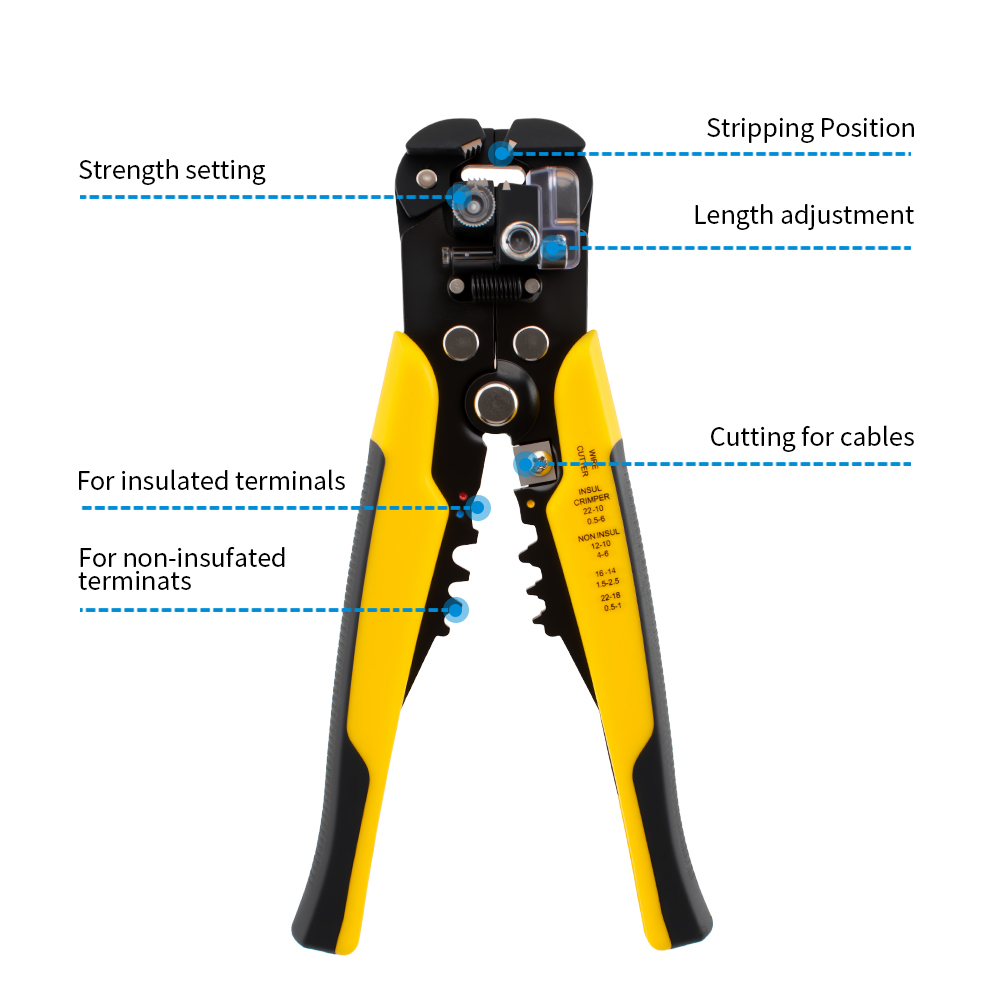Многофункциональный ручной инс – обзор и цена Automatic Wire Stripper Cutter