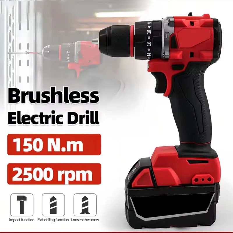 Маленькая электрическая бесщет – обзор и цена Brushless Cordless Electric Drill 18V