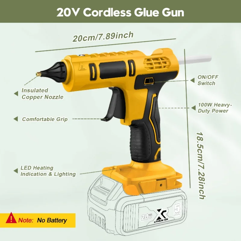 Беспроводной электрический руч – обзор и цена Hot Melt Glue Gun Cordless