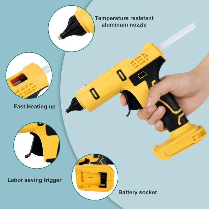 Беспроводной электрический руч – обзор и цена Hot Melt Glue Gun Cordless